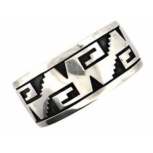 Bradley Gashwazra Hopi Cuff Sterling Silver Native American Bracelet